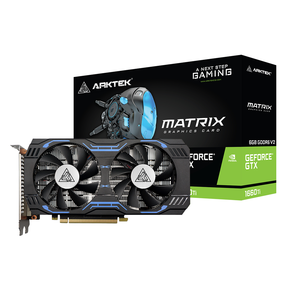 ARKTEK GTX 1660Ti Dual Fan ARKTEK GTX 1660Ti Dual Fan